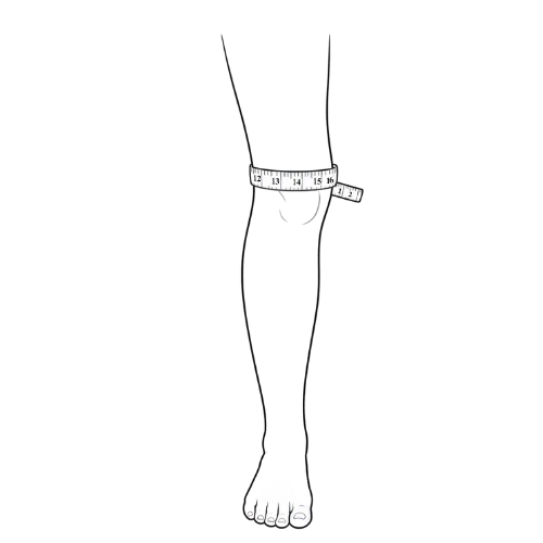 Demo image of knee circumference