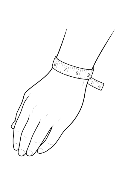 Demo image of wrist circumference